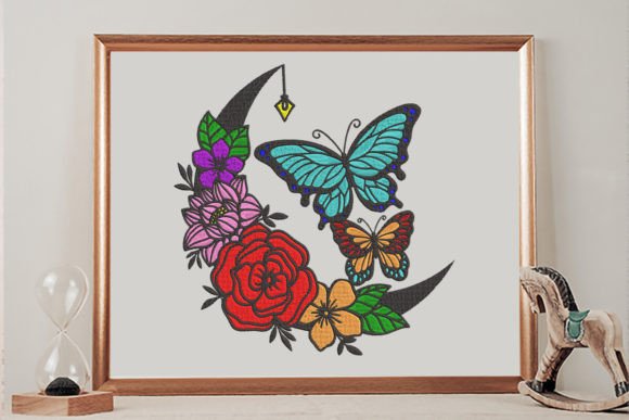 Butterfly Floral Moon Embroidery Design Review