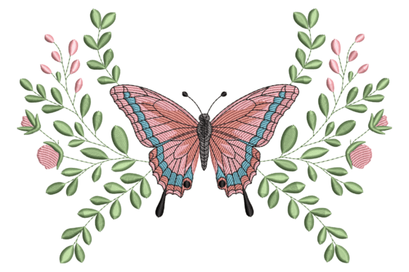 Butterfly with Floral Embroidery Review