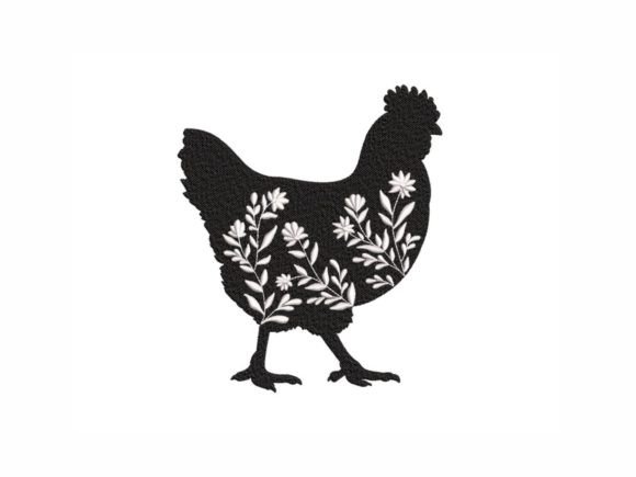 Floral Chicken Embroidery Design Review