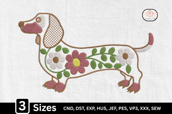 Floral Dachshund Cute Dog Review