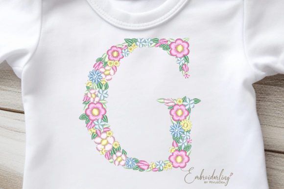 Floral Letter G Machine Embroidery Review