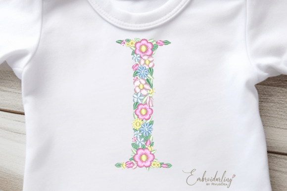 Floral Letter I Machine Embroidery Review
