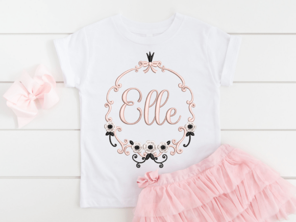 Floral Monogram Frame Machine Embroidery Review