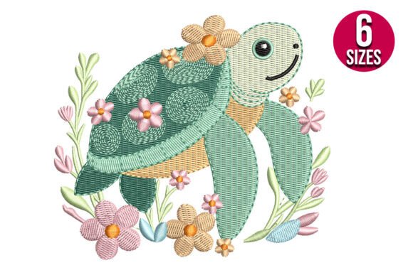 Floral Sea Turtle Embroidery Review