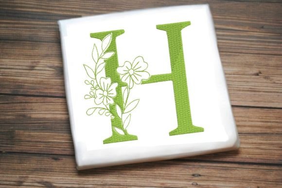 H Floral Monogram Alphabet Decoration Review