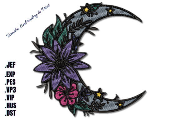 Moon Flower Embroidery Design Review