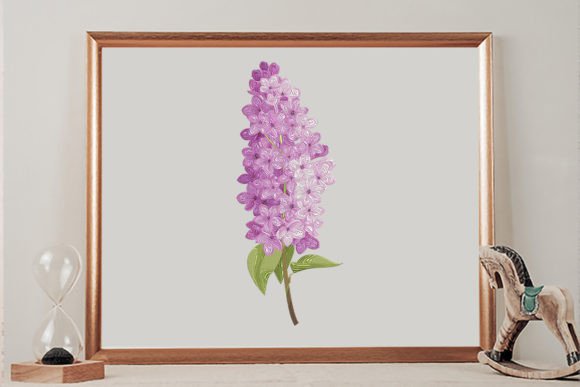 Reviewing Beautiful Lilac Floral Branch