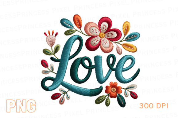 Valentine’s Day Floral LOVE Embroidery Review